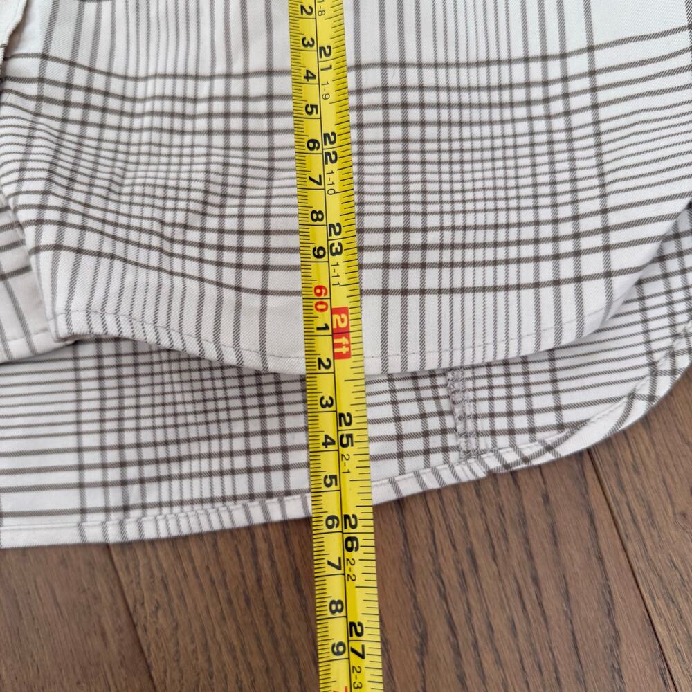 Columbia Women's Silver Ridge Long Sleeve Plaid Flannel Truffle Large - Picture 8 of 8